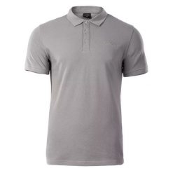 Koszulka polo męska Hi-Tec Romso - szara, Rozmiar XXXL. Szare koszulki polo męskie Hi-tec, m, bez wzorów, z bawełny, klasyczne, bez ramiączek. Za 54.99 zł.