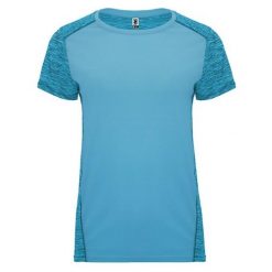 Koszulka Damska Zolder. Niebieskie koszulki sportowe damskie ROLY, l, bez wzorów, bez kołnierzyka, bez ramiączek, trekkingowe. Za 39.99 zł.