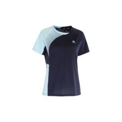 T-SHIRT BADMINTON 830 damski. Niebieskie t-shirty damskie ARTENGO, z elastanu. Za 34.99 zł.
