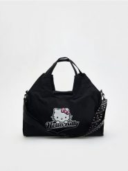 Sportowa torba Hello Kitty - czarny. Czarne torby i plecaki dziecięce Reserved, z tkaniny. W wyprzedaży za 95.99 zł.