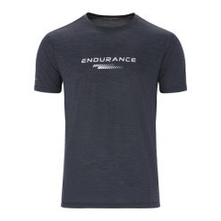 Koszulka Endurance Portofino. Czarne koszulki sportowe męskie Endurance, bez wzorów, bez kołnierzyka, bez ramiączek, na fitness i siłownię. Za 146.50 zł.