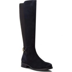 Oficerki TOMMY HILFIGER - Th Buckle High Boot FW0FW03065 Midnight 403. Kozaki damskie marki Tommy Hilfiger. W wyprzedaży za 459.00 zł.