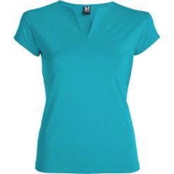 Koszulka Damska Belice. Niebieskie koszulki sportowe damskie ROLY, xl, bez wzorów, bez kołnierzyka, bez ramiączek, trekkingowe. Za 48.99 zł.