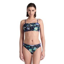Strój kąpielowy damski dwuczęściowy bikini basen plażę Arena Fun Planet. Czarne bikini damskie Arena, s, bez wzorów. Za 79.99 zł.
