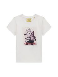 Guess Kids T-Shirt 183592 Biały Classic Fit. Białe t-shirty dla chłopców Guess Kids, z aplikacjami, bez ramiączek. Za 114.99 zł.