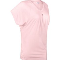 T-shirt sportowy "nietoperz", krótkie rękawy bonprix jasnoróżowy. Czerwone bluzki damskie bonprix, bez wzorów, z dżerseju, bez kołnierzyka, bez ramiączek. Za 54.99 zł.