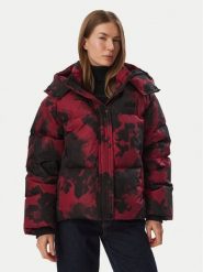 KARL LAGERFELD Kurtka zimowa B3W15002 Czerwony Regular Fit. Czerwone kurtki damskie KARL LAGERFELD, na zimę, m, bez wzorów, z syntetyku, bez kaptura. Za 1,299.00 zł.