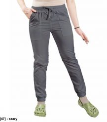 Visent SPODNIE DAMSKIE JOGGERY SPODNIE MEDYCZNE szary XS. Szare spodnie sportowe damskie Visent, xs, bez wzorów. Za 69.99 zł.