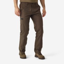 Spodnie Solognac Steppe 100. Spodnie sportowe męskie SOLOGNAC, l, bez wzorów, z bawełny, outdoorowe. Za 59.99 zł.