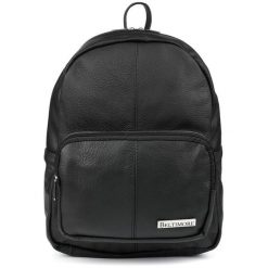 Plecak damski skórzany czarny Beltimore R33. Czarne plecaki damskie bez wzorów. Za 169.91 zł.