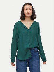 Vila Koszula Lucy 14044253 Zielony Regular Fit. Zielone bluzki damskie Vila, l, bez wzorów, z syntetyku, bez kołnierzyka, bez ramiączek. Za 119.99 zł.