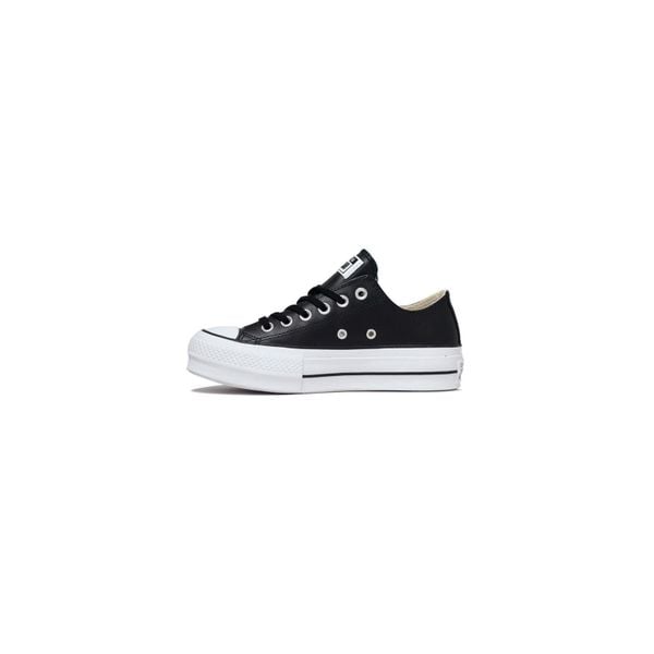 Trampki damskie Converse Ctas Lift Clean Ox. Białe trampki i tenisówki damskie Converse, bez wzorów, ze skóry, bez zapięcia. W wyprzedaży za 490.00 zł.
