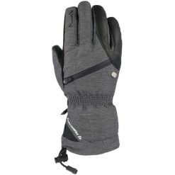 Rękawiczki narciarskie i snowboardowe damskie KINETIXX Alina Glove melange. Szare rękawiczki damskie KINETIXX, na zimę, bez wzorów, sportowe. W wyprzedaży za 290.00 zł.