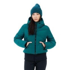 Damska kurtka narciarska Protest Preppy. Niebieskie kurtki sportowe damskie Protest, na zimę, bez wzorów, bez kaptura, narciarskie. Za 805.85 zł.