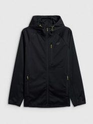 4F Kurtka softshell wiatroodporna membrana 5000 męska - czarna 3XL. Czarne kurtki męskie 4f, m, bez wzorów, z materiału, bez kaptura. Za 299.99 zł.