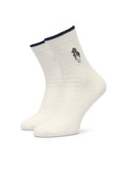 Polo Ralph Lauren Skarpety długie 455P18186001 Beżowy jasny. Brązowe skarpety damskie Polo Ralph Lauren, bez wzorów, z bawełny. Za 139.99 zł.