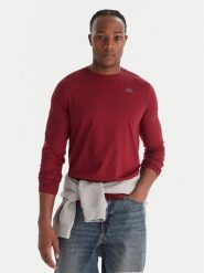 Robe di Kappa Longsleeve 631189W Czerwony Slim Fit. Czerwone bluzki z długim rękawem męskie Robe di Kappa, m, bez wzorów, z bawełny, bez kołnierzyka. Za 89.99 zł.