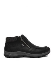 Rieker Botki CEO-03660-00 Czarny. Czarne botki męskie Rieker, bez wzorów, ze skóry, bez zapięcia. Za 449.99 zł.