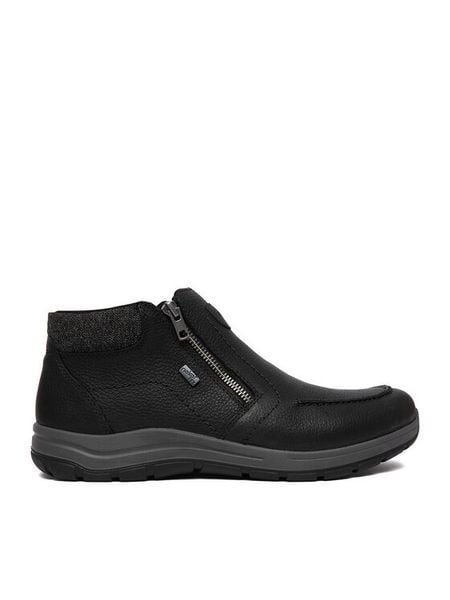 Rieker Botki CEO-03660-00 Czarny. Czarne botki męskie Rieker, bez wzorów, ze skóry, bez zapięcia. Za 449.99 zł.
