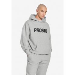 Bluza sportowa męska Prosto Big Log z kapturem. Szare bluzy męskie Prosto., m, bez wzorów, z kapturem. Za 264.99 zł.