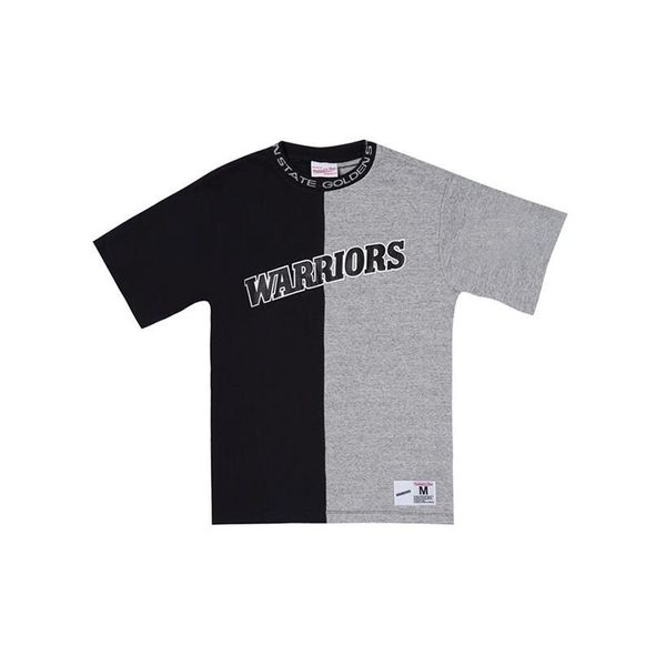 Koszulka Golden State Warriors nba split color. Czarne koszulki sportowe męskie Mitchell & Ness, bez wzorów, bez kołnierzyka, bez ramiączek, do koszykówki. Za 258.00 zł.