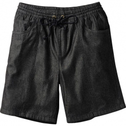 Bermudy z gumką w talii Classic Fit bonprix czarny. Czarne szorty męskie bonprix, wakacyjne. Za 37.99 zł.