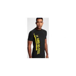 Koszulka treningowa męska TSMF152 - głęboka czerń allover. T-shirty męskie marki 4f. W wyprzedaży za 59.99 zł.