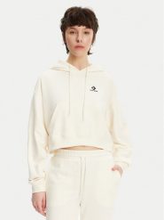 Converse Bluza Chuck Taylor 10027616-A02 Écru Boxy Fit. Bluzy damskie Converse, xl, bez wzorów, z bawełny, bez kaptura. Za 179.99 zł.