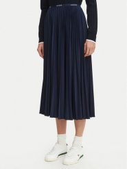 Lacoste Spódnica plisowana JF1402 Granatowy Regular Fit. Niebieskie spódnice damskie Lacoste, xl, bez wzorów, z syntetyku, plisowane. Za 789.99 zł.