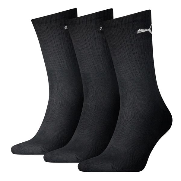 Skarpety Puma Sport długie 3 pary. Czarne skarpety męskie Puma, bez wzorów, z bawełny. Za 46.99 zł.
