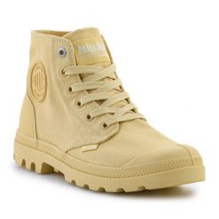Buty Palladium Mono Chrome 73089-725-M żółte. Żółte trampki i tenisówki damskie bez wzorów, z gumy, bez zapięcia. Za 476.57 zł.