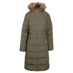 Trespass Audrey - Female Casual Jacket Dark Vine. Zielone kurtki damskie Trespass, bez wzorów, z puchu, bez kaptura, trekkingowe. Za 420.15 zł.