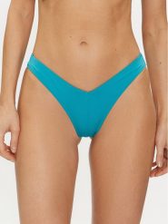 Calvin Klein Swimwear Dół od bikini KW0KW02350 Turkusowy. Niebieskie bikini damskie Calvin Klein Swimwear, xl, bez wzorów. Za 122.99 zł.