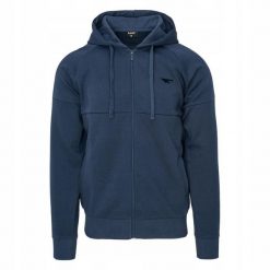 Bluza Rozpinana Męska Hadar. Niebieskie bluzy sportowe męskie Hi-tec, m, bez wzorów, bez kaptura, trekkingowe. Za 149.99 zł.