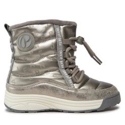 Śniegowce Pepe Jeans. Szare śniegowce dziewczęce Pepe Jeans, z jeansu, bez zapięcia. Za 359.99 zł.