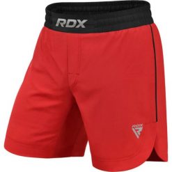 Spodenki treningowe męskie RDX T15. Czerwone krótkie spodenki sportowe męskie RDX SPORTS, l, bez wzorów. Za 109.99 zł.