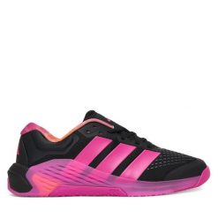 Buty na siłownię adidas. Czarne obuwie sportowe damskie Adidas, bez wzorów, na fitness i siłownię. Za 559.99 zł.