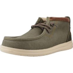 Tenisówki Hey Dude Model Wally Mid Grip R Workwea Kolor Zielony. Brązowe trampki męskie Hey dude, bez wzorów, z materiału, bez zapięcia. Za 249.00 zł.
