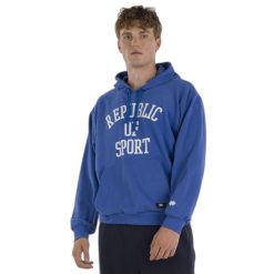 Bluza z kapturem Errea Graphic 035. Niebieskie bluzy męskie ERREA, m, bez wzorów, z kapturem. W wyprzedaży za 162.50 zł.