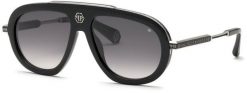 Philipp Plein Okulary PHILIPP PLEIN SPP151V57700Y. Okulary przeciwsłoneczne, Kolor czarny. Mężczyzna. NoSize. Czarne okulary przeciwsłoneczne męskie Philipp Plein. Za 937.88 zł.