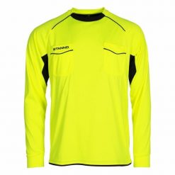 Koszulka sędziowska z długim rękawem Stanno Bergamo. Czarne t-shirty damskie STANNO, s, bez wzorów, bez kołnierzyka. Za 195.50 zł.