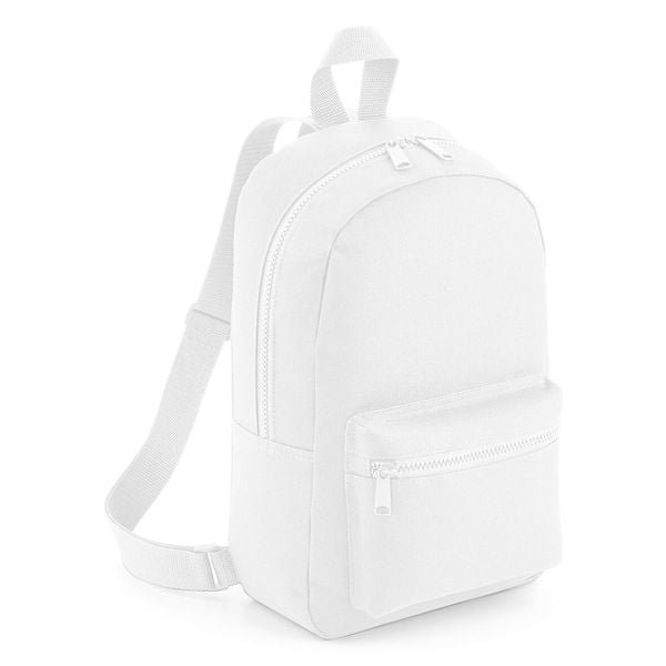 Plecak damski Bag Base Essential Fashion. Białe plecaki damskie BAGBASE, bez wzorów, z materiału, klasyczne. Za 113.00 zł.