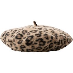 Beret bonprix brązowo-jasnobrązowy. Brązowe czapki i kapelusze damskie bonprix, bez wzorów. Za 44.99 zł.