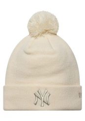 Czapka damska New York Yankees New Era Bobbke Metallic. Białe czapki i kapelusze damskie New Era, bez wzorów, z materiału, eleganckie. Za 139.99 zł.