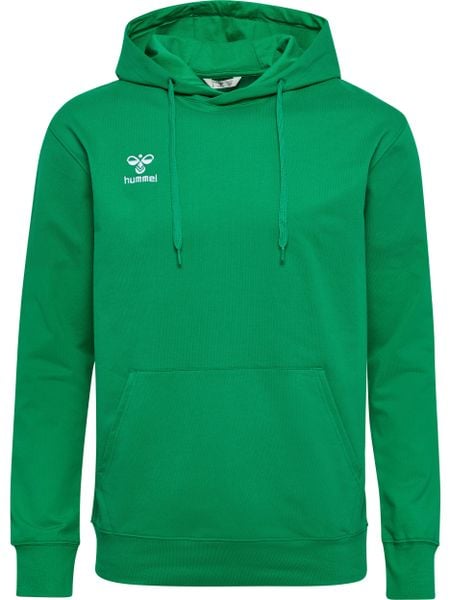 Bluza z kapturem Hummel Go 2.0. Niebieskie bluzy damskie Hummel, xl, bez wzorów, z bawełny, z kapturem, na fitness i siłownię. Za 195.36 zł.