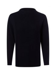 Marie Lund bluzka z dzianiny Kobiety Bawełna (100%) niebieski, XL. Niebieskie bluzki damskie Marie Lund, xl, bez wzorów, z bawełny, eleganckie, bez kołnierzyka, bez ramiączek. Za 299.95 zł.