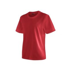 T-shirt Maier Sports Walter. Czerwone t-shirty męskie Maier Sports, m, bez wzorów, z materiału, klasyczne, bez kołnierzyka. Za 214.50 zł.