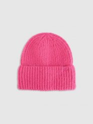 4F Czapka zimowa damska - różowa S. Czerwone czapki i kapelusze damskie 4f, na zimę, bez wzorów, klasyczne. Za 49.99 zł.