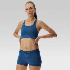 Stanik sportowy UYN Motyon 2.0 UW Bra High Support. Zielone obuwie sportowe damskie UYN, bez wzorów, na fitness i siłownię. Za 209.99 zł.