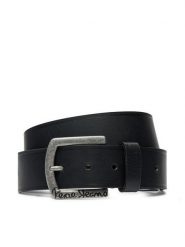 Pepe Jeans Pasek Męski Moss PM021026 Czarny. Czarne paski damskie Pepe Jeans, bez wzorów, z jeansu. Za 219.99 zł.